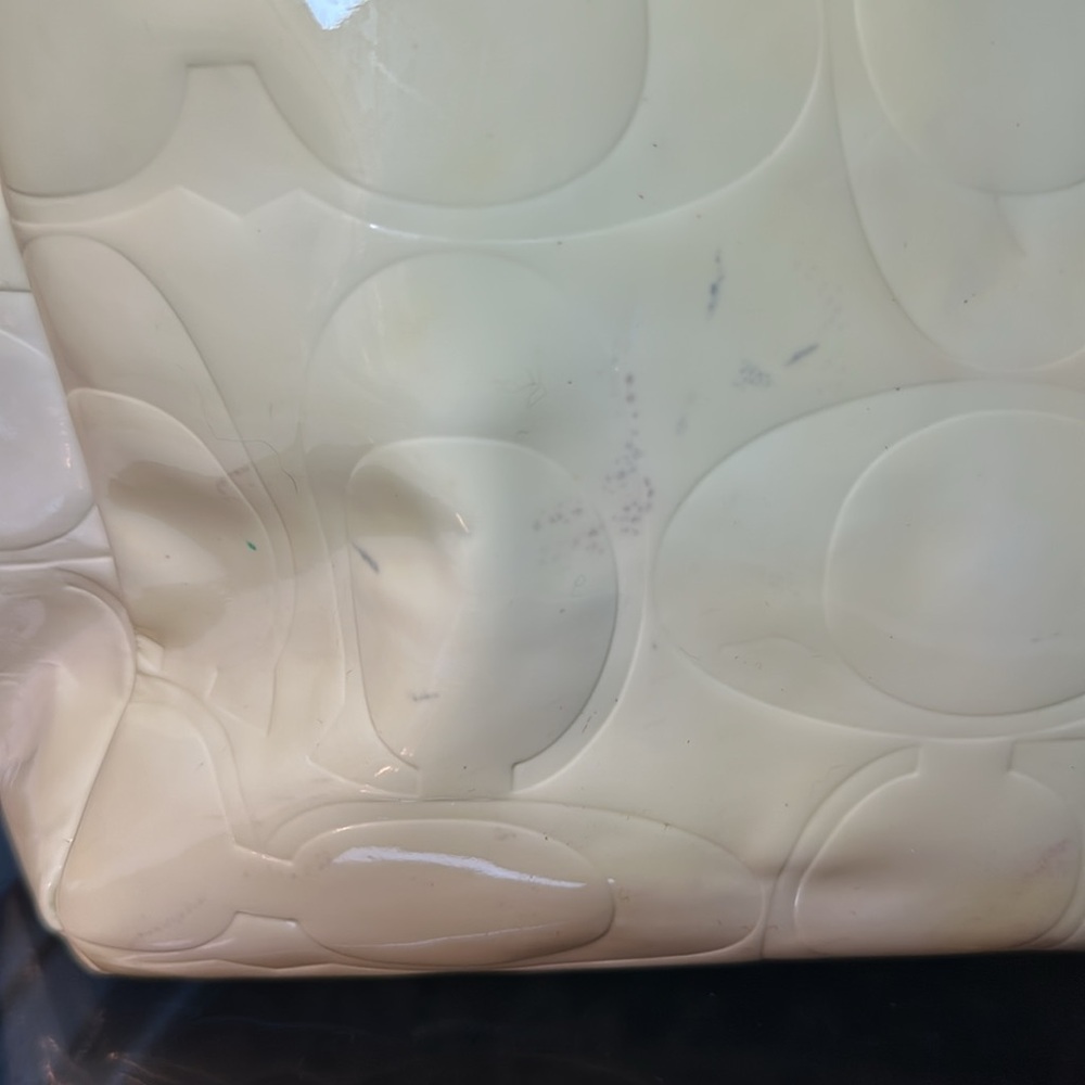 Coach large tote patent yellow - Picture 15 of 17